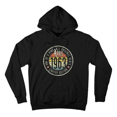 60 Year Old April 1963 Limited Edition 60th Birthday Hoodie