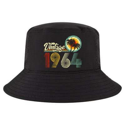 60 Years Old Gifts Vintage Born In 1964 Retro 60th Birthday Cool Comfort Performance Bucket Hat