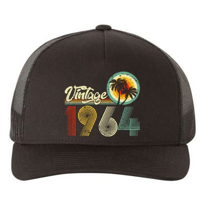 60 Years Old Gifts Vintage Born In 1964 Retro 60th Birthday Yupoong Adult 5-Panel Trucker Hat