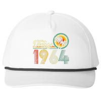 60 Years Old Gifts Vintage Born In 1964 Retro 60th Birthday Snapback Five-Panel Rope Hat