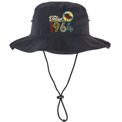 60 Years Old Gifts Vintage Born In 1964 Retro 60th Birthday Legacy Cool Fit Booney Bucket Hat