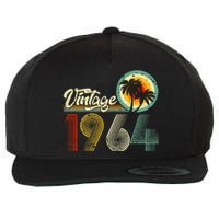 60 Years Old Gifts Vintage Born In 1964 Retro 60th Birthday Wool Snapback Cap