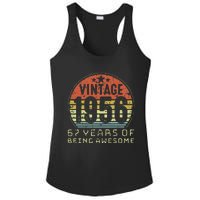 67 Year Old Birthday Vintage 1956 67th Birthday Ladies PosiCharge Competitor Racerback Tank