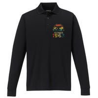 60 Years Old Made In December 1963 60th Birthday Gifts Wo Performance Long Sleeve Polo