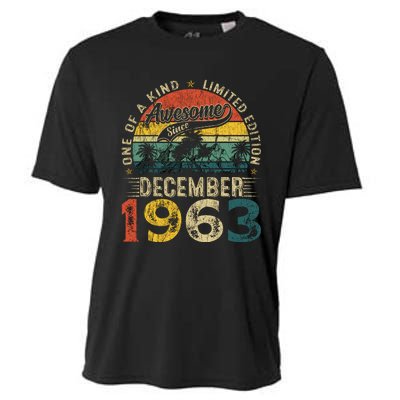 60 Years Old Made In December 1963 60th Birthday Gifts Wo Cooling Performance Crew T-Shirt