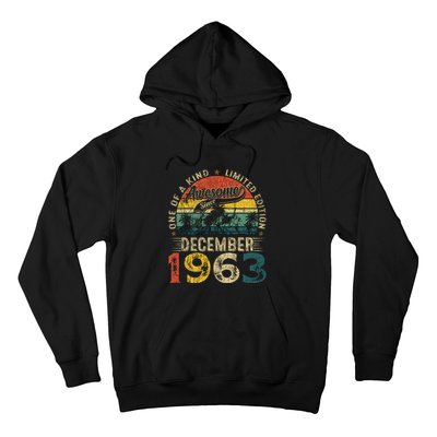 60 Years Old Made In December 1963 60th Birthday Gifts Wo Hoodie