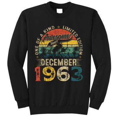 60 Years Old Made In December 1963 60th Birthday Gifts Wo Sweatshirt