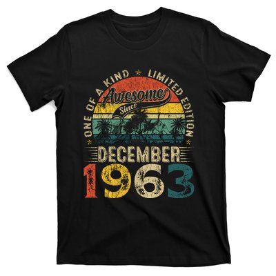 60 Years Old Made In December 1963 60th Birthday Gifts Wo T-Shirt