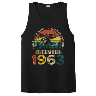 60 Years Old Made In December 1963 60th Birthday Gifts Wo PosiCharge Competitor Tank