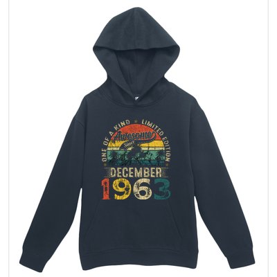 60 Years Old Made In December 1963 60th Birthday Gifts Wo Urban Pullover Hoodie