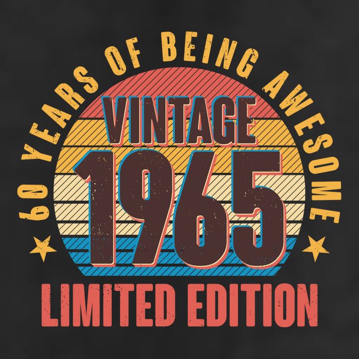 60 Years Of Being Awesome 1965 Limited Edition Vintage Retro Hat