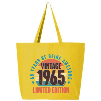 60 Years Of Being Awesome 1965 Limited Edition Vintage Retro 25L Jumbo Tote