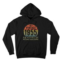 68 Year Old Birthday Vintage 1955 68th Birthday Cute Hoodie