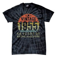 68 Year Old Birthday Vintage 1955 68th Birthday Cute Tie-Dye T-Shirt