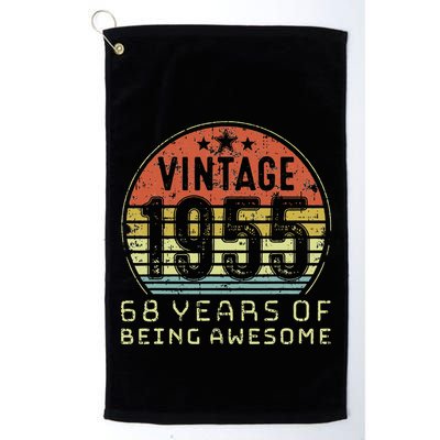 68 Year Old Birthday Vintage 1955 68th Birthday Cute Golf Towel