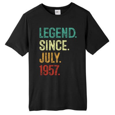 66 Years Old Legend Since July 1957 66th Birthday Tall Fusion ChromaSoft Performance T-Shirt