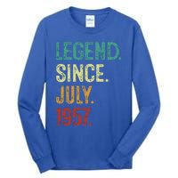 66 Years Old Legend Since July 1957 66th Birthday Tall Long Sleeve T-Shirt