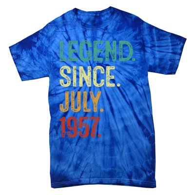 66 Years Old Legend Since July 1957 66th Birthday Tie-Dye T-Shirt