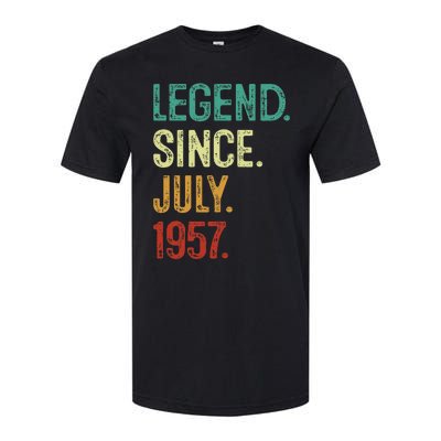 66 Years Old Legend Since July 1957 66th Birthday Softstyle CVC T-Shirt