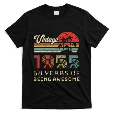 68 Year Old Birthday Vintage 1955 68th Birthday T-Shirt