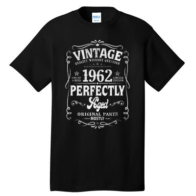 60 Year Old Vintage 1962 60th Birthday Gifts Made In 1962 Tall T-Shirt