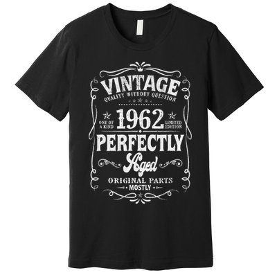 60 Year Old Vintage 1962 60th Birthday Gifts Made In 1962 Premium T-Shirt