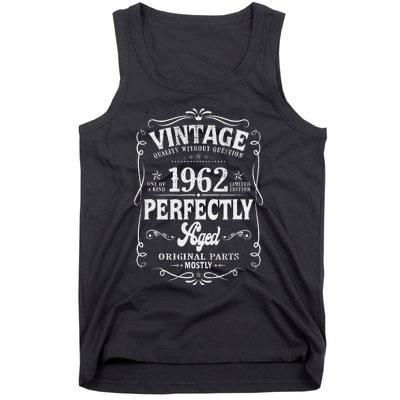 60 Year Old Vintage 1962 60th Birthday Gifts Made In 1962 Tank Top