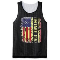 69 Year Old Gifts Vintage 1954 American Flag 69th Birthday Cute Mesh Reversible Basketball Jersey Tank