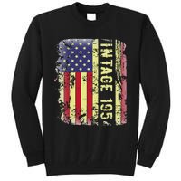 69 Year Old Gifts Vintage 1954 American Flag 69th Birthday Cute Tall Sweatshirt