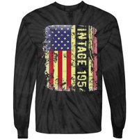 69 Year Old Gifts Vintage 1954 American Flag 69th Birthday Cute Tie-Dye Long Sleeve Shirt