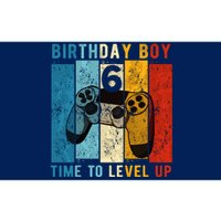 6 Year Old Birthday Boy 6 Time To Level Up 6th Birthday Boy Bumper Sticker