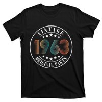 60 Years Old 60th Birthday Women Vintage 1963 T-Shirt