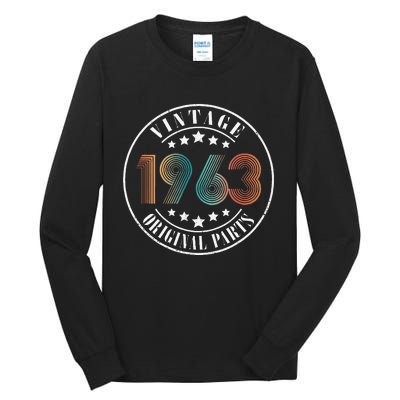 60 Years Old 60th Birthday Women Vintage 1963 Tall Long Sleeve T-Shirt