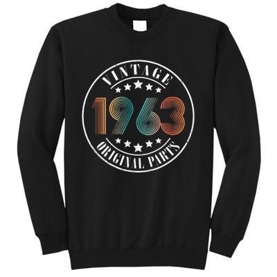 60 Years Old 60th Birthday Women Vintage 1963 Tall Sweatshirt