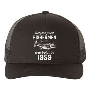 64 Year Old Fisherman Fishing 1959 64th Birthday Yupoong Adult 5-Panel Trucker Hat