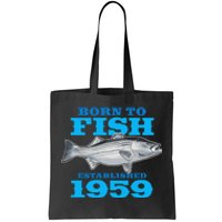 64 Year Old Fishing Fisherman 1959 64th Birthday Tote Bag