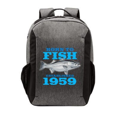 64 Year Old Fishing Fisherman 1959 64th Birthday Vector Backpack