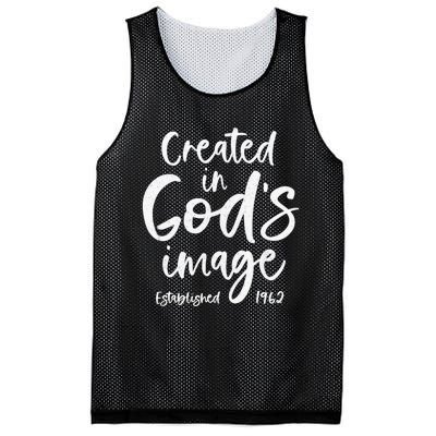 61 Year Old Christian: Jesus 1962 61st Birthday Mesh Reversible Basketball Jersey Tank