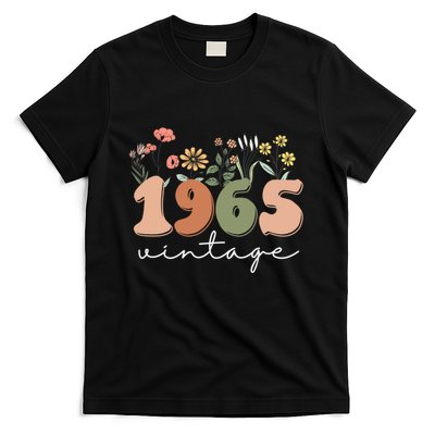 60 Years Old Vintage 1965 60th Birthday Wildflower T-Shirt