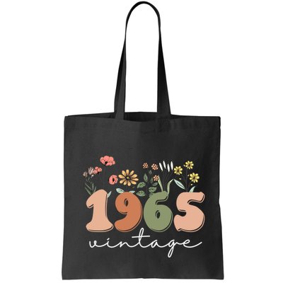 60 Years Old Vintage 1965 60th Birthday Wildflower Bag