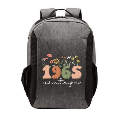 60 Years Old Vintage 1965 60th Birthday Wildflower Vector Backpack