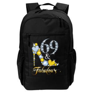 69 years old It's my Birthday 69th Birthday Diamond Crown Daily Commute Backpack