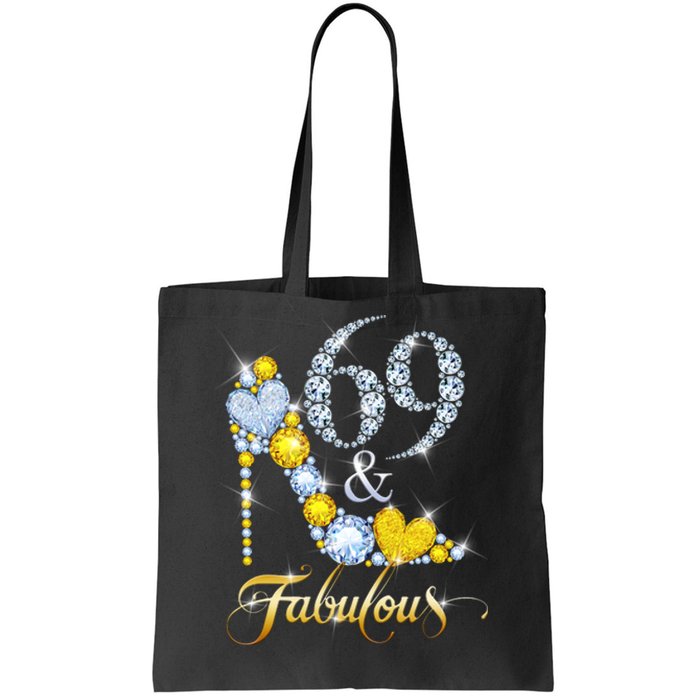 69 years old It's my Birthday 69th Birthday Diamond Crown Tote Bag