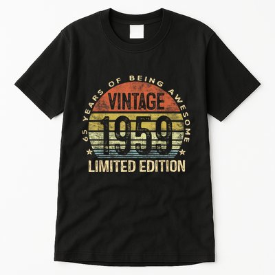 65 Year Old Gifts Vintage 1959 Limited Edition 65th Birthday Tall T-Shirt