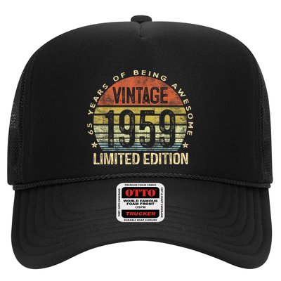 65 Year Old Gifts Vintage 1959 Limited Edition 65th Birthday Trucker Hat