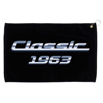 60 Year Old Vintage Classic Car 1963 60th Birthday Grommeted Golf Towel