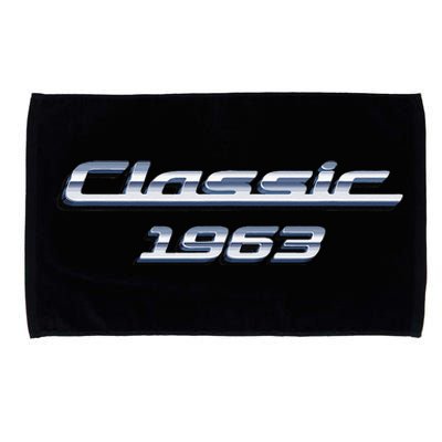 60 Year Old Vintage Classic Car 1963 60th Birthday Microfiber Hand Towel