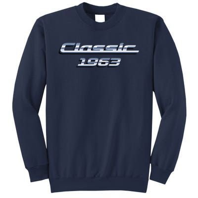 60 Year Old Vintage Classic Car 1963 60th Birthday Sweatshirt