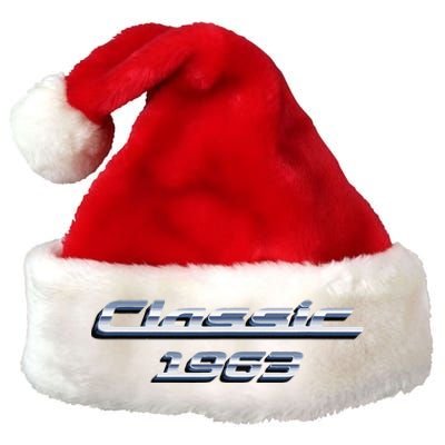 60 Year Old Vintage Classic Car 1963 60th Birthday Premium Christmas Santa Hat