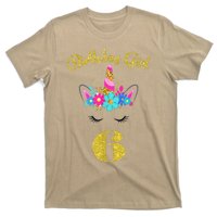 6 Years Old Gifts 6th Birthday Gift For Girl Funny Unicorn Face 31 T-Shirt